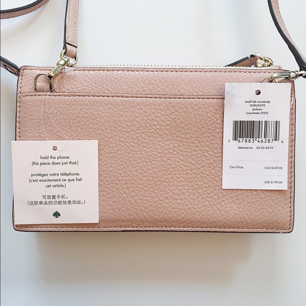 NWT KATE SPADE JACKSON ROSY CHEEKS CROSSBODY BAG - Picture 6 of 11